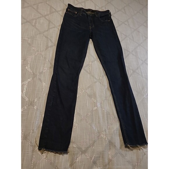 Lucky Brand Jeans Womens Size 2/26R High Rise Skinny Bridgette Raw Hem - Picture 3 of 13